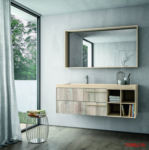 Комплект мебели для ванной Idea Group Sense